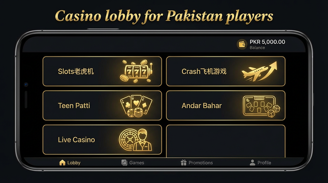 Lobby view of Spinbetter for Pakistan users - 4